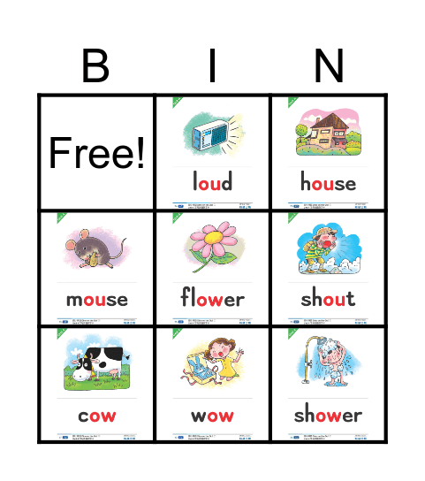 ou ow Bingo Card