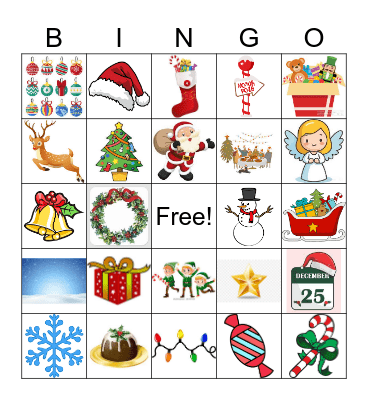 Christmas Bingo Card