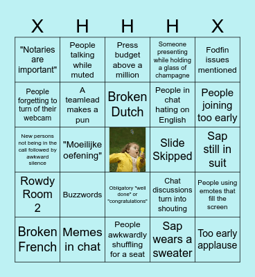 X-Mas InfoSession Bingo Card