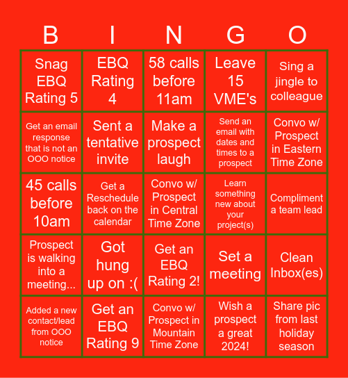 EBQ AM Holiday Bingo Card