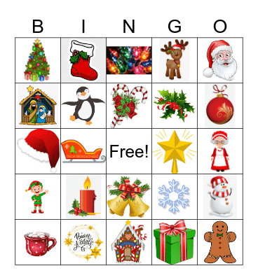 Buon Natale Bingo Card