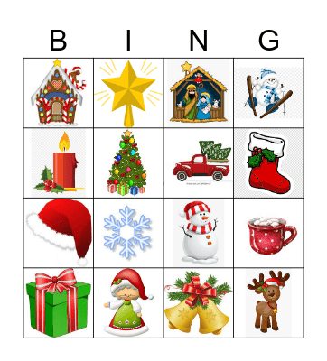 Christmas Bingo Card