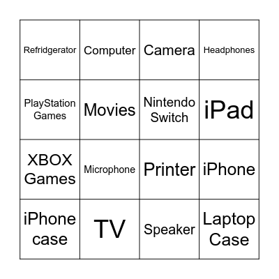 Best Buy Bingo Card