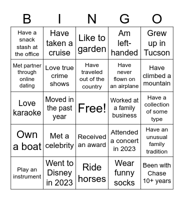 Grow More in '24 Bingo Card