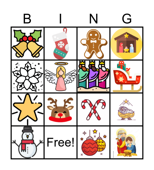 Christmas BINGO Card