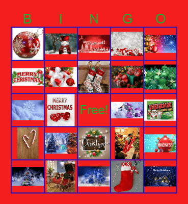 Christmas Eve Bingo Card