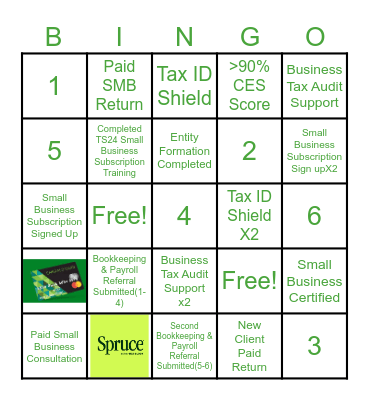 January Bingo- WIN Block Store Merchandise Bingo Card