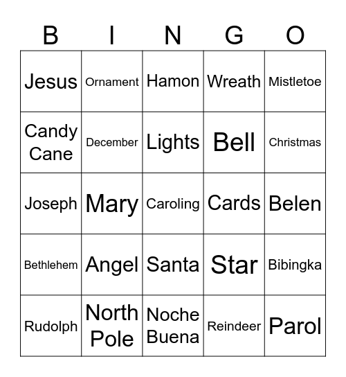 BANNY Bingo Card