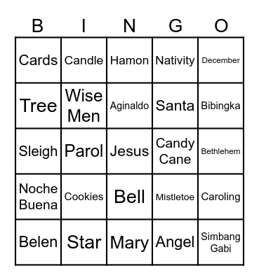 LIZEL Bingo Card