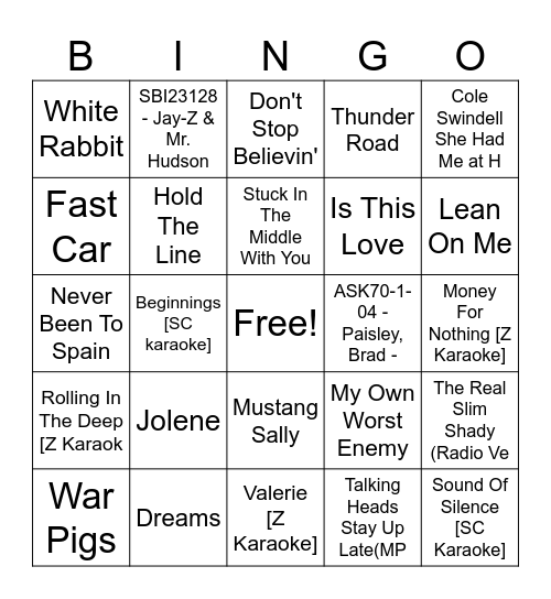 BALDO BINGO! Bingo Card