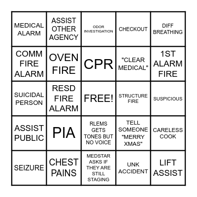 MERRY CHRYSLER Bingo Card