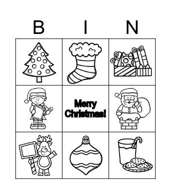 Christmas Bingo Card