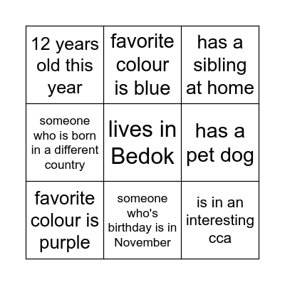 bingoooobingoogogo Bingo Card