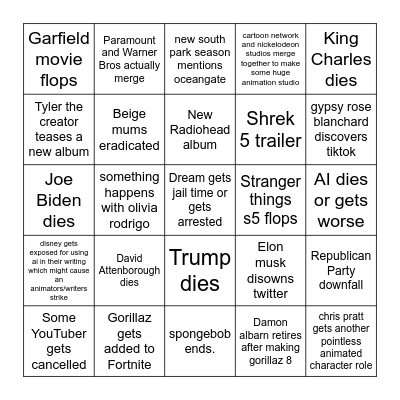2024 Bingo Card