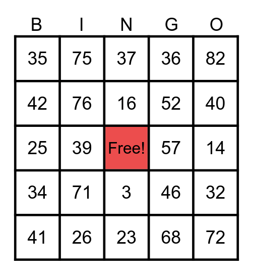 ΣΟΥΛΑ 2024 Bingo Card