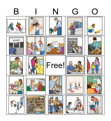 EVERYDAY ACTIVITIES Bingo Card