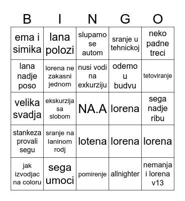 2024 Bingo Card