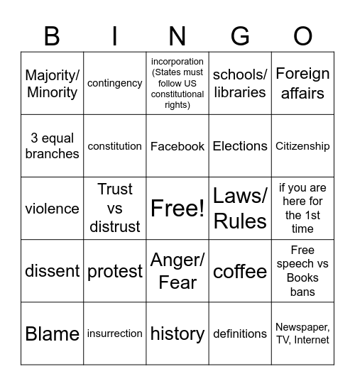 HMASDC Bingo 12/22/2023 Bingo Card