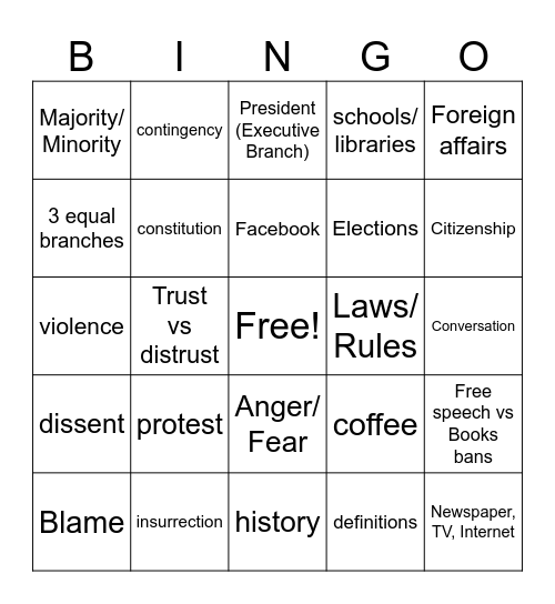 HMASDC Bingo 12/22/2023 Bingo Card