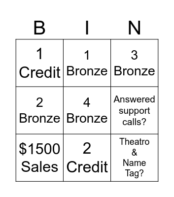 Loyalty Bingo 12/22 Bingo Card