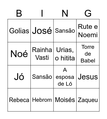 FAMILY WORSHIP Bingo Card