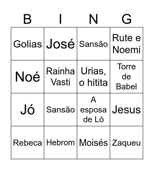 FAMILY WORSHIP Bingo Card