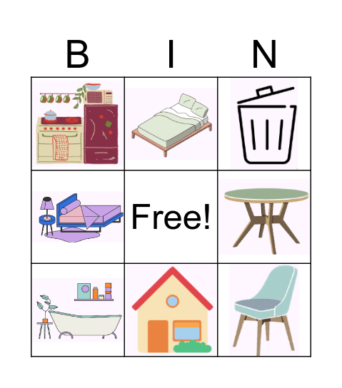 ASL Home Bingo Card