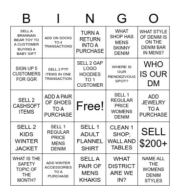 GAPMAS 2023 Bingo Card