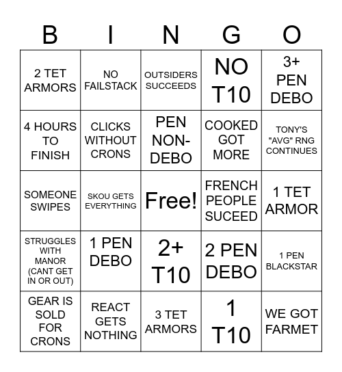 CHRISTMAS CLICKS Bingo Card