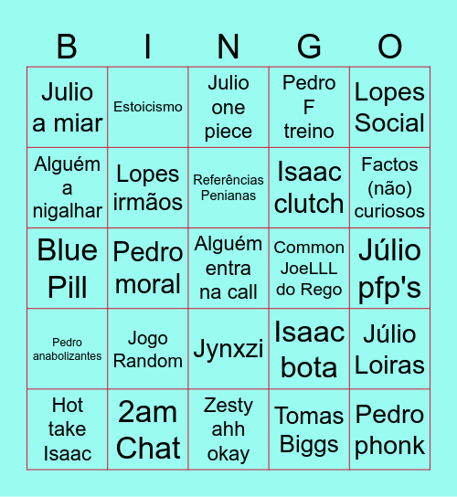 DISCO BINGO!!!!! Bingo Card