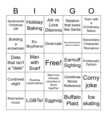 Hallmark Movie Bingo + Bingo Card