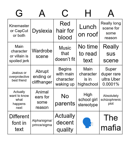 And they all lived horribly ever after Bingo Card