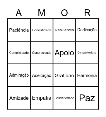 Chá Bar Gui e Ana Bingo Card