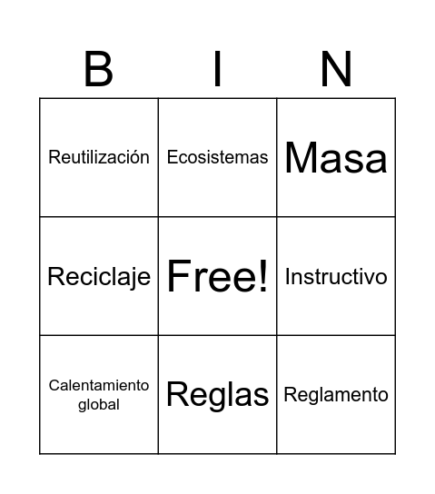 CONSTRUCTORES CONTRA EL CALENTAMIENTO GLOBAL Bingo Card