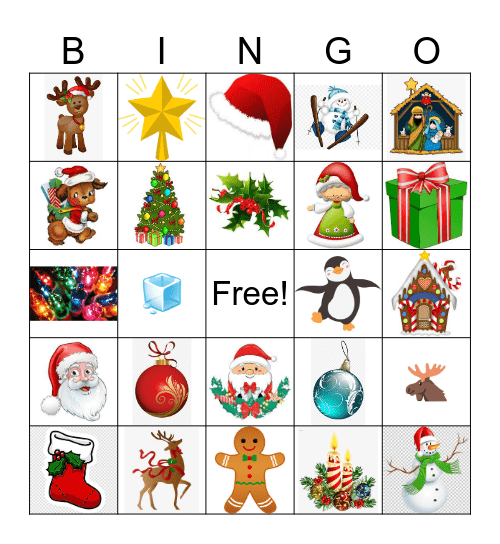 Christmas Bingo Card