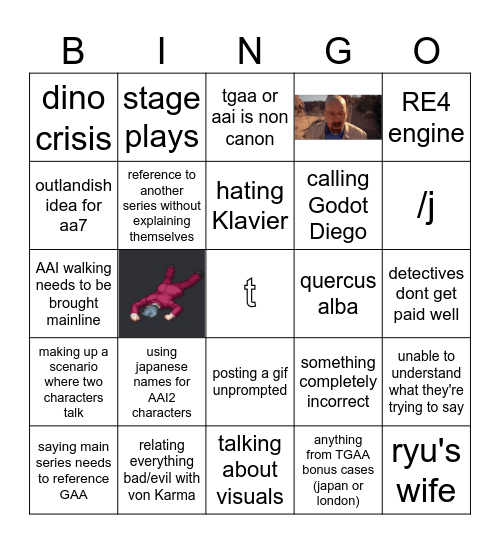 Maya Hugger Bingo Card