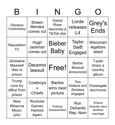 2024 Bingo Card