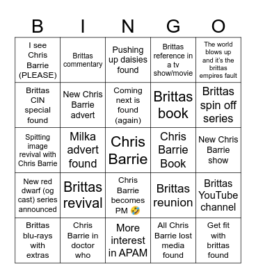 2024 Bingo Card