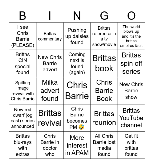 2024 Bingo Card