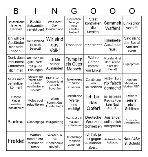 Bullshit Bingo Card