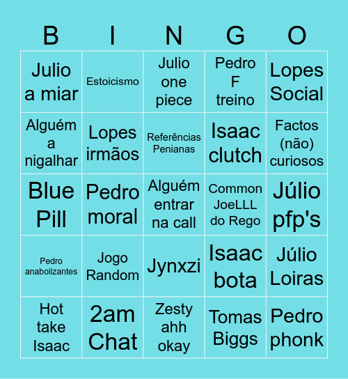 Disco Bingo Card