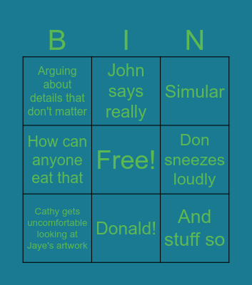 Xmas Bingo Card