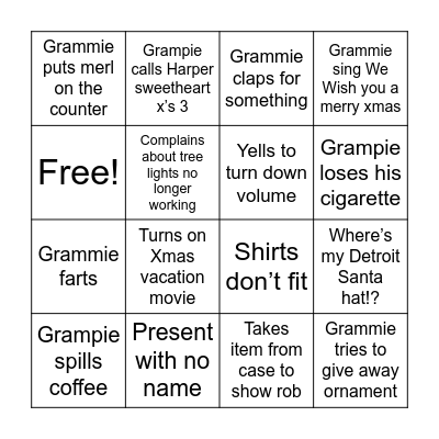 FISKMAS BINGO 2023 Bingo Card