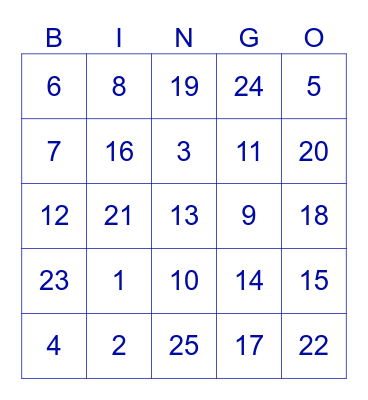 FAMILY DAY Bingo Card