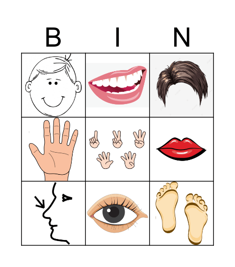 starters Bingo Card