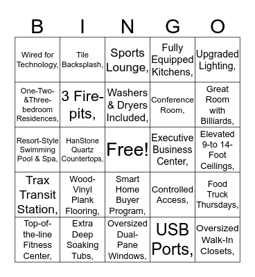 Fairbourne Station Bingo Card