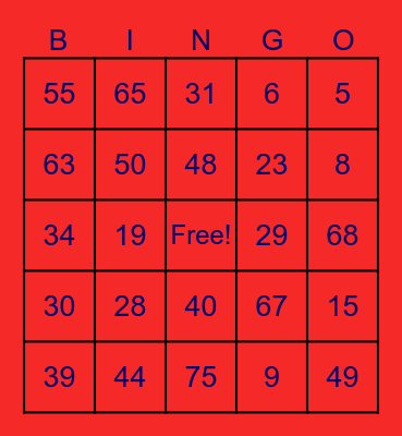 Alejandria Kamuning Bingo 2023 Bingo Card