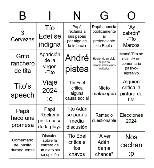 Christmas  Bingo :D Bingo Card