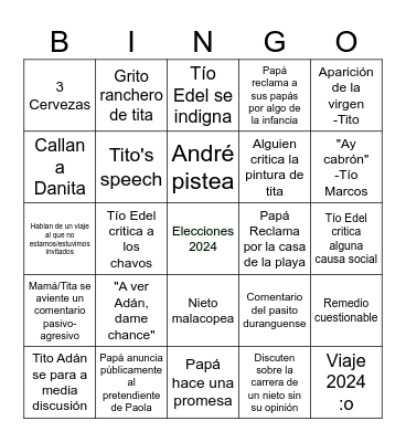 Christmas  Bingo :D Bingo Card