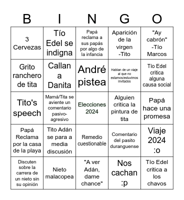 Christmas  Bingo :D Bingo Card